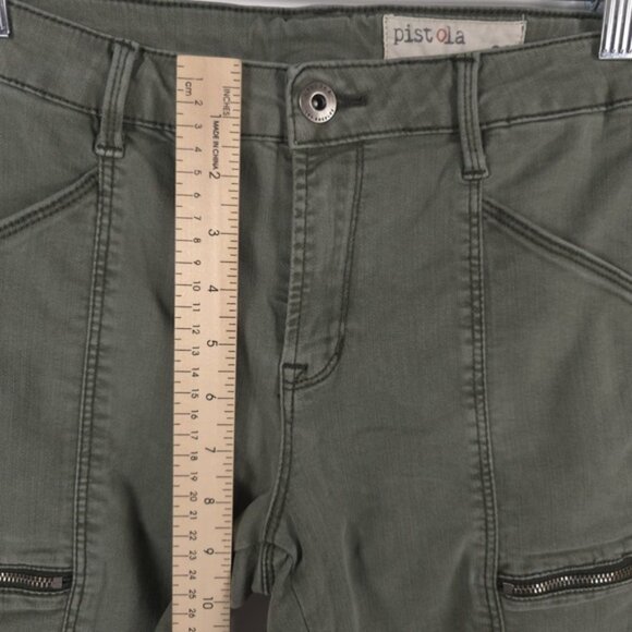 Pistola Cargo Zip Pockets & Hem Skinny Pants P6952ED-PET Size 29 - Picture 6 of 12